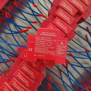 LONGTAI Customizable Industrial Electric Power Transmission Fire Extinguishing Distribution Box DIN Rail Heat Aerosol Aluminium