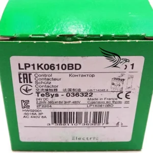 LP1K0610BD Contactor 3P 6A 24V