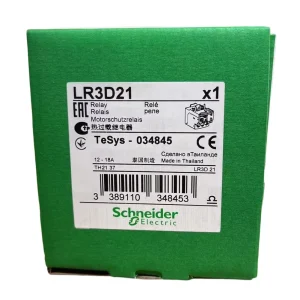 LR3D21 10A Thermal Overload Relay Miniature Sealed Network IP20 Low Power Contact Load Protective Class 12 18