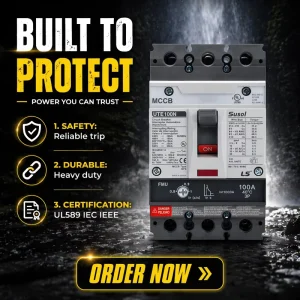 LS MCCB Meets UL489, IEC60947-2, EQ & SQ Nuclear Specs, World-class Molded Case Breaker for Power Distribution 100A 65KA