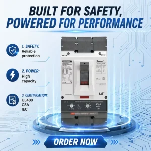 LS MCCB Meets UL489, IEC60947-2, EQ & SQ Nuclear Specs, World-class Molded Case Breaker for Power Distribution 400A 100KA