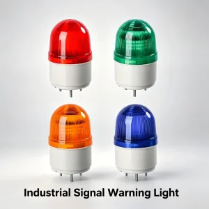 LTE 2071J Mini Alarm Safety Flashing Light Small Plastic 220V 24V 12V Small Space Warning Flashing Light