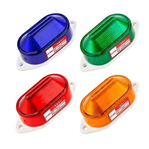LTE-5051J Small LED Strobe Warning Light 12V/24V/220V Flashing Signal Indicator with Sound Alarm