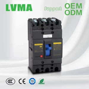 LVMA MCCB LMM3 125A 250A 400A 630A 800A Molded Case Circuit Breakers 3P 4P AC415V 690V Copper CE Certified 50/60Hz 50kA
