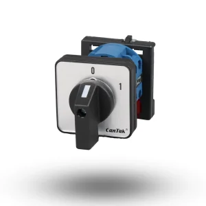 LW26-20 20A 0-1 3P Selector Switch 2 Position Panel or DIN-rail Mounting Changeover Switch