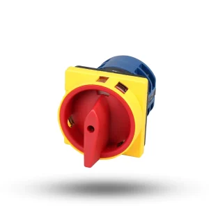 LW26GS-32/04-2 0-1 32A OFF-ON 4POLE Red Yellow Padlock Selector Cam Switch
