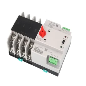LYHC LY609 Mini Din Rail ATS 4P 100A PC Type Three Phase 10kA Breaking Capacity Dual Power Automatic Transfer Electrical