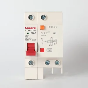 LZAB1L 63 C40 Miniature Circuit Breaker 1P 2P 3P 4P RCBO 25A Rated Current Plastic And Copper Material