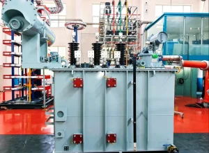 Large Power Low Loss 110kV Input 50Hz 3 Phase High Voltage Oil Immersed Dual Winding 11kV Output Electric Transformer