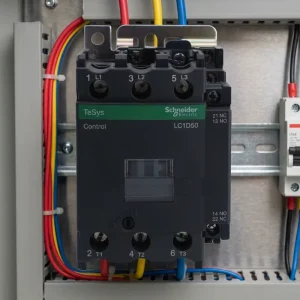Lc1d Series 50a 220v 50 60hz Ac Magnetic Electric Contactor Black Color Industrial Electrical Contactor for Sale