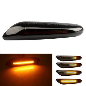 Led Turn Signal Light Sequential Flowing Blinkers Side Maker Indicator Plug and Play for Bmw Fore90 E81 E60