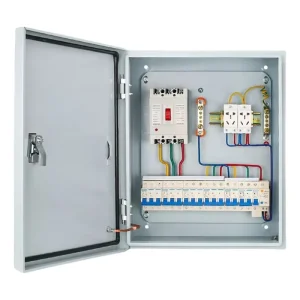 Lockable 12 18 24 Way Indoor Consumer Unit Metal Lighting Distribution Box Circuit Breaker Panel Power Board Home Wall Mounted