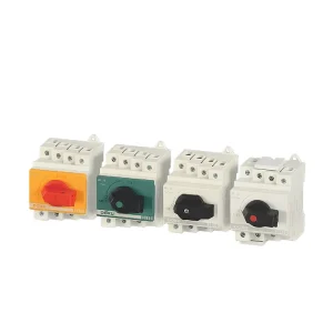 Lockable Handle DC Isolator Switch Industrial DIN Rail Installation Indoor Photovoltaic Disconnect Switch DC1200V 32A