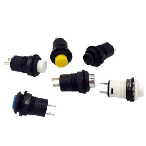 Lockless Push Button Switch DS425 Plastic Micro Push Button Switch Self locking 12mm Power Start Button Switch
