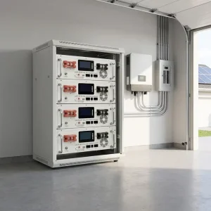 Long Cycle Life LiFePO4 Rack-Mounted IP65 Home Energy Storage Battery System with Solar Compatibility