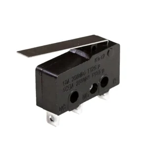 Long Lever Mini Micro Switches 3 Pins IP53 125/250VAC 0.1-10A KW12-3A-3A Model for Small Home Appliances