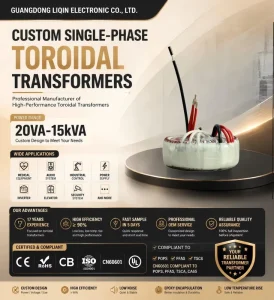 Low Frequency Audio Power Amplifier Toroidal Transformer 220V 10V AC Wiring Components Long Life