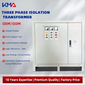 Low Frequency Transformer AC Voltage Variac 80Kva 380V to 110V 220V Step Down Three Phase Isolation Power Transformer