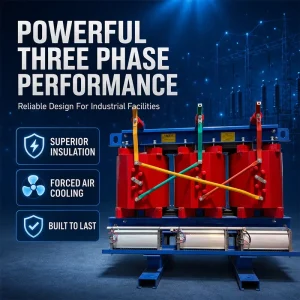 Low Loss 3 Phase 200-1600kva Step Down Transformer Custom Voltage Cast Resin Transformer Dry Type Power Transformer