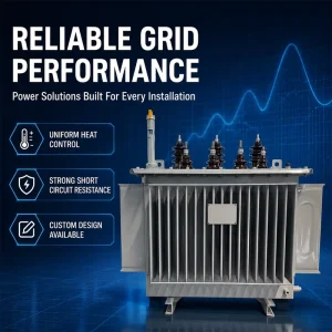 Low Operation Noise 60Hz 400V 250kVA 800kVA Stable Oil Immersed Transformer Distribution Transformer for Office Building