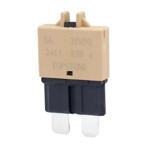 Low Profile Mini Circuit Breaker with Manual Reset Fuses 3A 5A 10A 15A 20A 25A 30A 32V DC for Car Boat RV Solar
