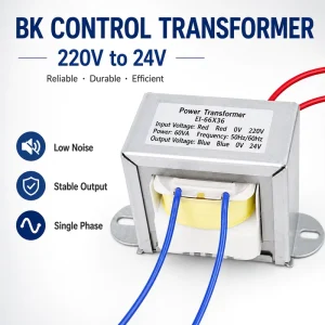 Low Temperature Rise Low Noise 220V to 24V Pure Copper Winding Ei Type Isolation Transformer for Medical Diagnostic Equipment
