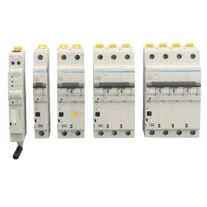 Low Voltage 4P Han94p Miniature Electronic Intelligent Circuit Breaker PA66 CE Certified 6ka Breaking Capacity IP65 Protection