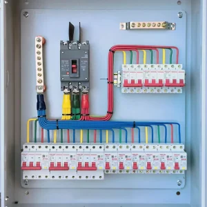 Low Voltage Distribution Cabinet 80A Circuit Breaker Panel Box Electrical with Overload Protection & Short Circuit Protection