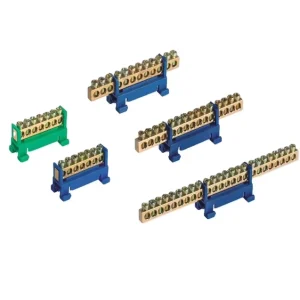 Low Voltage Electrical Neutral Link Earth Bus Bar Customize Terminal Block
