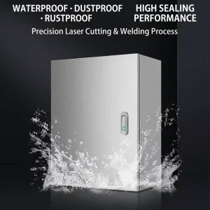 Low Voltage Indoor Distribution Box Stainless Steel 32A Base Box Small Wall Mounted Distribution Box