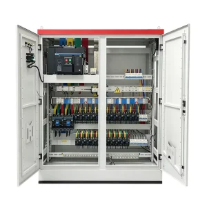 Low Voltage Industrial Power Distribution Control Cabinet Overload Short Circuit Protection IP55 Customizable Voltage 220 480V