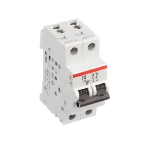 Low Voltage Miniature Circuit Breaker SH202-C16 2P 16A 6kA Breaking Capacity Din Rail Mount 2CDS212001R0164 MCB