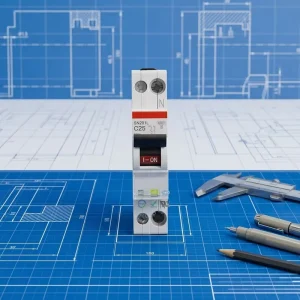 Low Voltage Miniature Circuit Breaker SN201 L-C25 MCB 25A Household Circuit Breaker 2CSS245101R0254 DIN Rail Mount