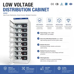 Low Voltage Power Distribution Switchgear Cabinet MNS Type for Industrial Commercial Data Center Electrical System