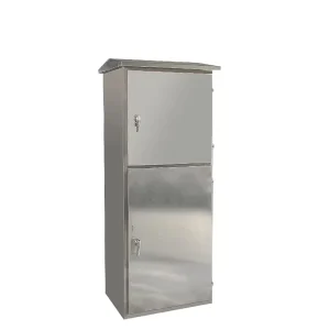 Low Voltage Stainless Steel Electronic Cabinet Distribution Box with IP67 Rating for Outdoor Use and Customizable Enclosures