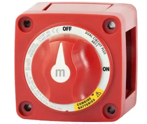M Series 300A 48V Dual-Circuit Battery Switch Selector RV Car Marine Boat Power Knob Switch