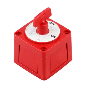 M Series Battery Disconnect Switch 12V 24V Marine Grade Power Cutoff Switch ON OFF for RV Boat Car Truck (Blue Sea System Style)