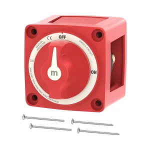 M Series Battery Switch 6006 Marine Battery Switch 48V 300A ON OFF Battery Power Disconnect Switch for Battery Single Circuit