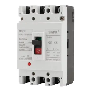 M1 125L 3300 3P 3 Pole 63A 125A 400V 690V 50 60HZ White AC MCCB Electric Power Molded Case Circuit Breaker
