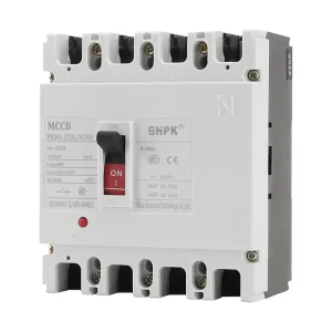 M1 250L 3300 4P 4 Pole 125A 250A 400V 690V 50 60HZ White AC MCCB Electric Power Molded Case Circuit Breaker