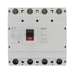 M1-800L/3300 4P 4 Pole 630A-800A 400V 690V 50/60HZ White AC MCCB 85kA Breaking Capacity TM-D Trip Unit Molded Case Circuit