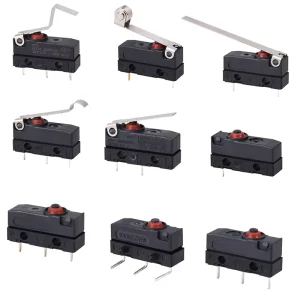 M12 HM HM MS Plastic Micro Limit Switches 0.1A 3A 5A 1A 30VDC 125V 250VAC IP40 IP65 Waterproof SPDT Miniature Industrial