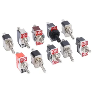 M12 ON ON Function Spring Return 9 Pin Toggle Switch 15A 250VAC Automotive Toggle Switch