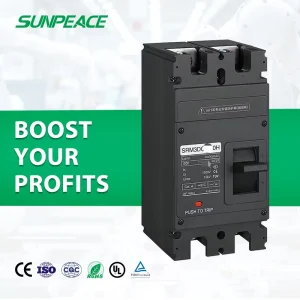 M630S M 3000 2P 3P 630A 1500V 2 Pole 3 Pole AC DC 65kA Breaking Capacity MCCB Molded Case Circuit Breaker Solar