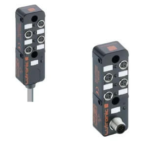 M8 IP67 Single Signal LED 4 8 10 12Port Passive Actuator Sensor Distribution Boxes PUR Grey Cable Power Distribution Equipment