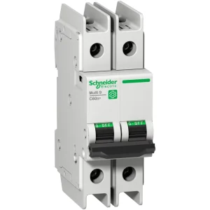 M9F43202 Miniature Circuit Breaker (MCB) Multi9 C60BP 2P 2A D Curve 10kA PLC MCB C-curve 32A
