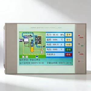 MAM6080 Industrial Air Compressor Controller Touch Screen Display PLC Control Unit with Remote Monitoring