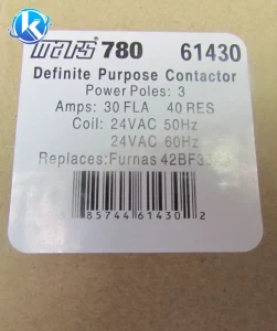 MARS Definite Purpose Contactor 42BF 35AJ 24VAC