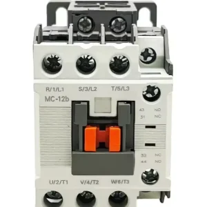MC-12B 3 Pole AC Magnetic Contactor 12A 220V 380V Coil Industrial Electromagnetic for Motor Control Din Rail Mount