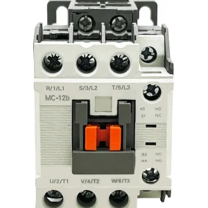 MC-12b Magnetic AC Contactor 220V 50 60Hz 3-Phase Plastic Material 25A